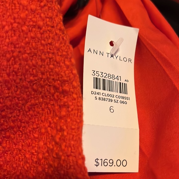 NWT Ann Taylor The Newbury Blazer in Tweed - Picture 7 of 7
